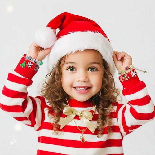 Advent Calendar 2025 | DIY Charm Bracelet & Necklace Set - 24-Day Christmas Countdown Gift for Teens