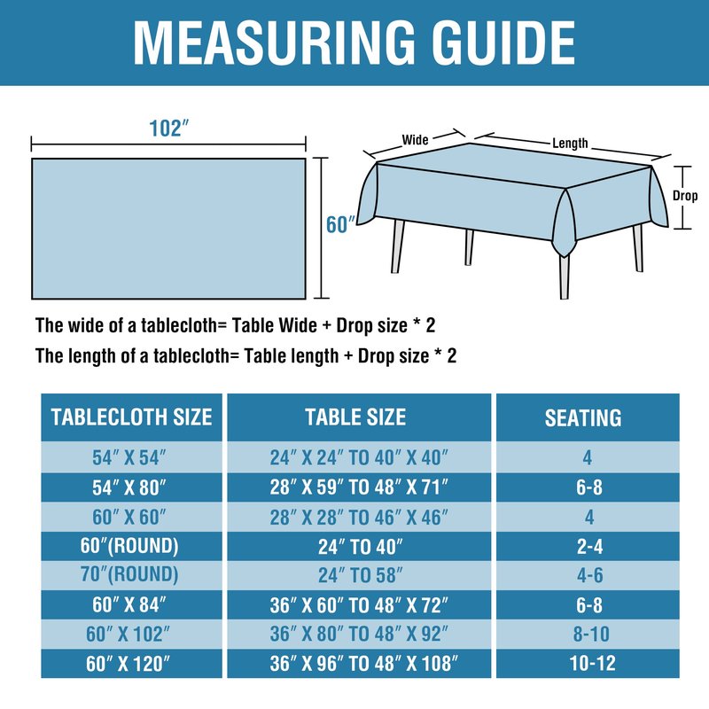 H.VERSAILTEX Linen Textured Tablecloth 60 x 102 Waterproof Decorative Table Cloth Spill-Proof Linen Look Cover for Party Table Extra Soft and Thick Fabric Wrinkle Free, Heather Navy