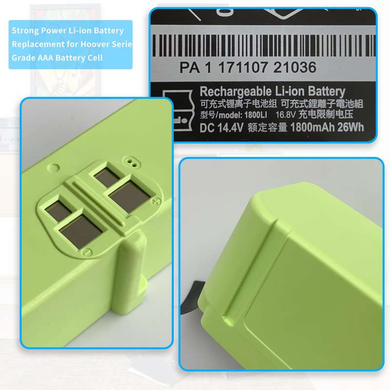3300Mah Battery for iRobot Roomba 600 700 800 900 Series 960 801 805 850 860 877 890 891 895 780 775 760 695 680 675 640 Lithium ion Battery Replacement Series 4376392 4INR 19/65 14.14V