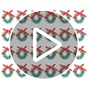 24 Pack Mini Christmas Wreaths - 1.18in Hanging Craft Wreaths for Dollhouses & Decor