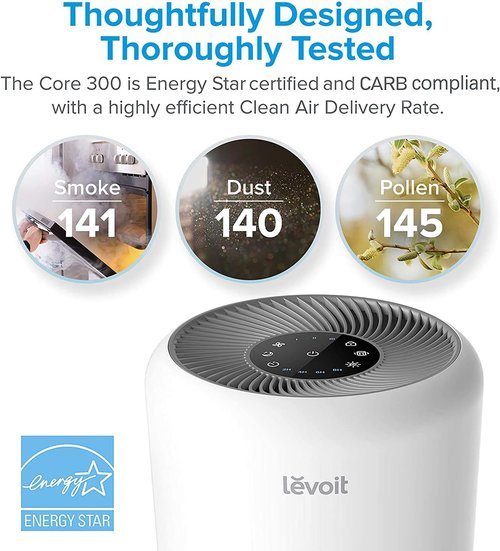 LEVOIT Air Purifier Bundle - Ideal for Home Allergies & Pet Owners | Includes Replacement Filter