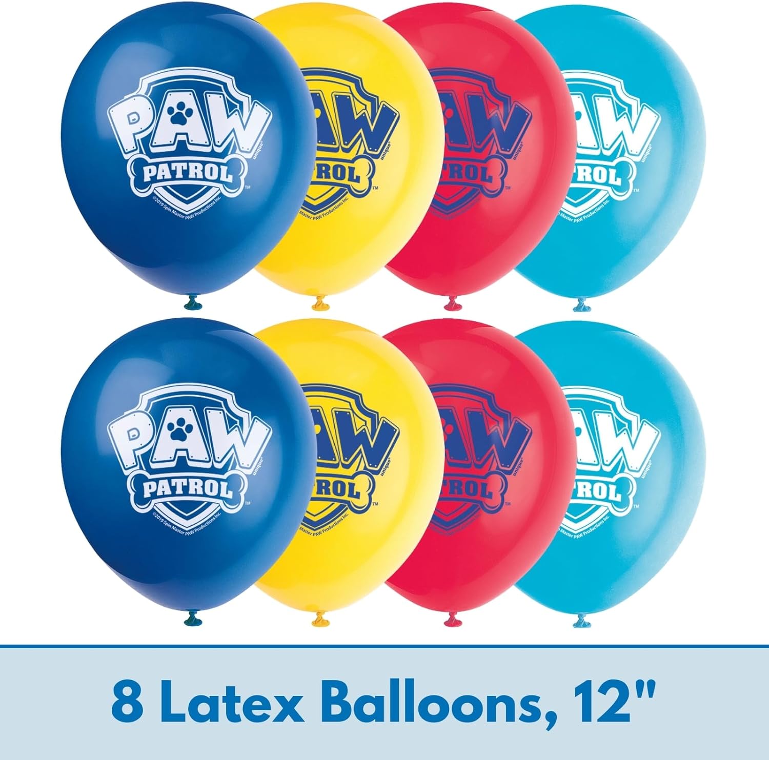 Paw Patrol Balloons - 8 Latex & 1 Foil Balloon Bundle | Perfect for Chase & Skye Birthday Party Decorations