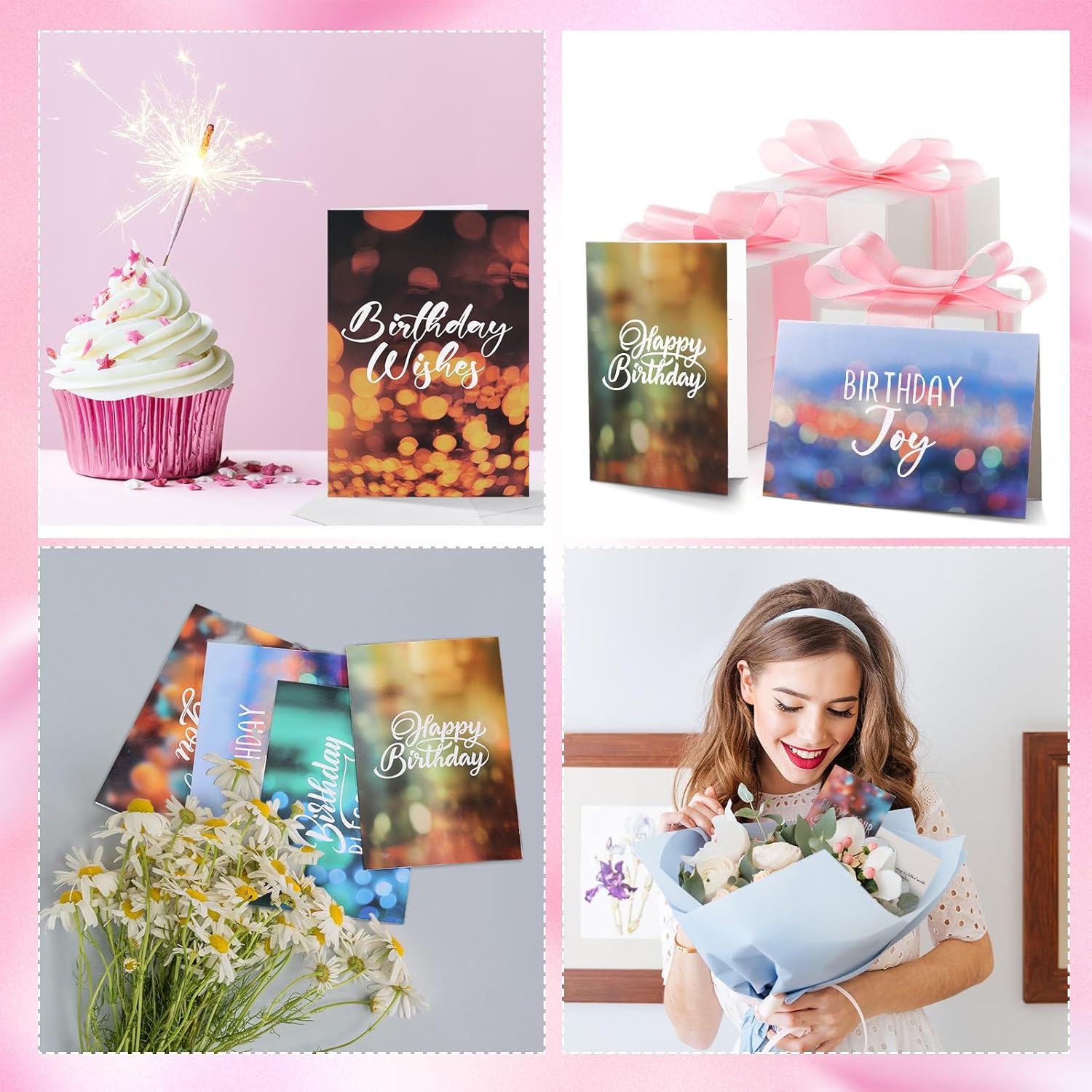 Zhanmai 80-Pack Christian Birthday Cards - Assorted Designs with Bible Verses | 4 x 6 Inch with Envelopes