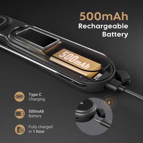 INKBIRD Instant Read Meat Thermometer - 0.5 Seconds Rechargeable, Waterproof with VA LCD Screen | -58℉ to 572℉ for Cooking, BBQ, and Candy