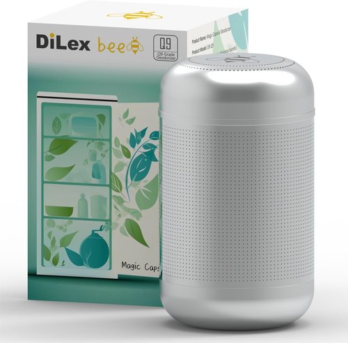 Magic Capsule Refrigerator Deodorizer - 10-Year Odor Eliminator | Superior to Baking Soda & Charcoal