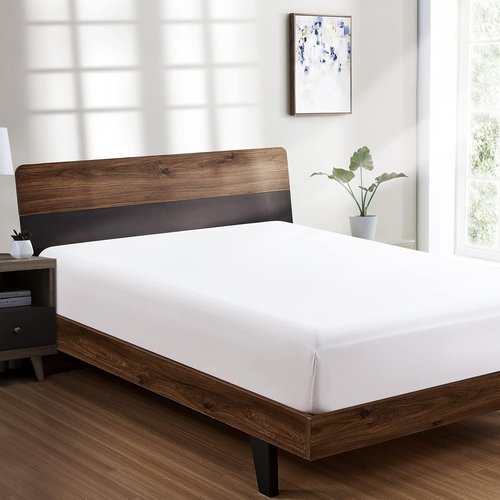 FreshCulture Queen Fitted Sheet - Ultra Soft, Breathable Microfiber | Deep Pocket Cooling Design (White)