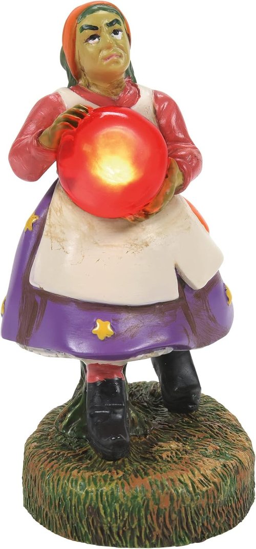 Department 56 | Snow Village Halloween Cryptic Cave Mystic Lit Figurine - 3.125 Inch, Multicolor
