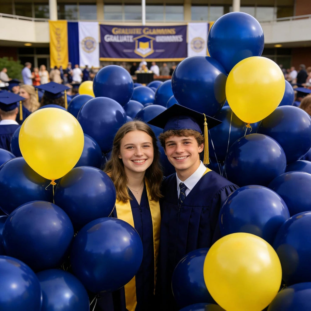 Navy Blue Latex Balloons by [Brand Name] - 12 Inch, 110pcs for Birthday Parties & Baby Showers