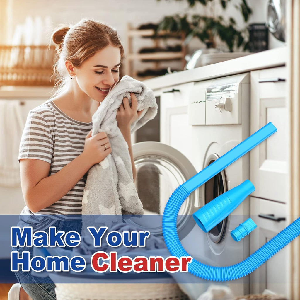 Sealegend Dryer Vent Cleaner Kit - 2 Flexible Lint Brushes & Vacuum Hose Attachments for Efficient Cleaning