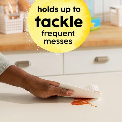 Bounty Paper Towels - Ultra-Absorbent Cleaning Power | 12 Pack for Tough Messes