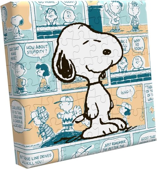 Hands Craft Peanuts Jigsaw Puzzle - Mini Collectible Puzzle Featuring Classic Comic Strip Artwork | 56 Pieces