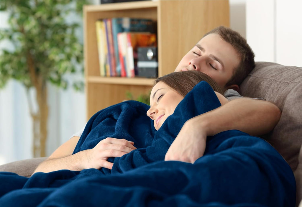 Utopia Bedding Fleece Blanket - Full Size Navy 300GSM Luxury Soft Microfiber | Anti-Static (90x84 Inch)