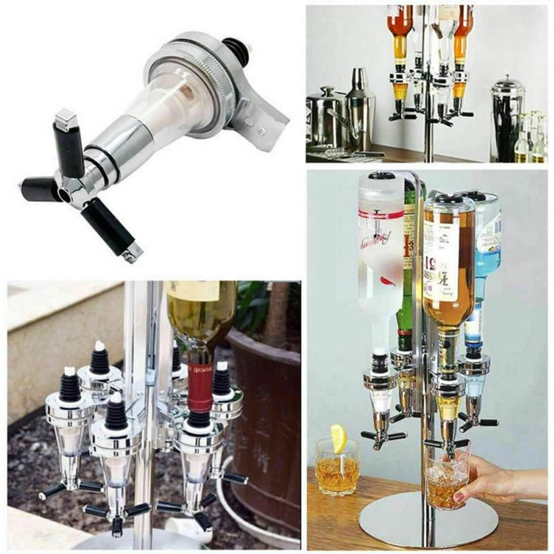 Boxonly 8 Piece 30ml Liquor Dispenser Bar Optic Spirit Measure Pub Dispenser Drink Spirit Wine Cocktail Pourers Bar Tool