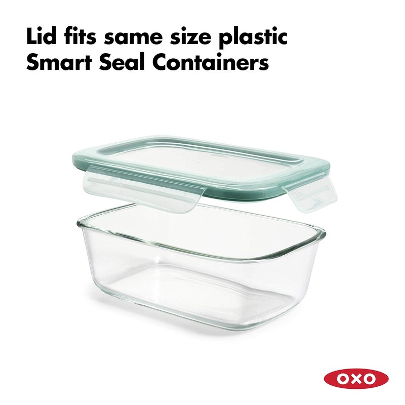 OXO Good Grips 8 Cup Smart Seal Airtight Glass Rectangle Container