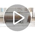 JIRAIN Beige Upholstered Bedroom Bench 63'' with Solid Wood Legs - Modern Linen Entryway & Living Room Seat