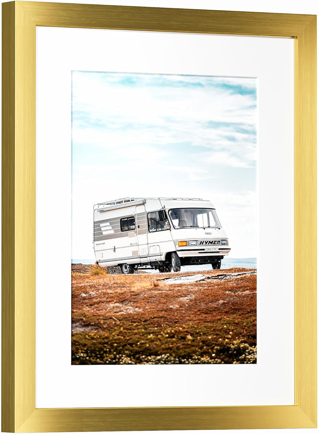 PEALSN 11x14 Picture Frame - Elegant Gold Frame for 8x10 Photos with Mat or 11x14 Without Mat