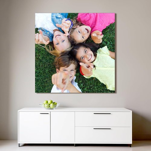 Custom Canvas Prints by [Brand Name] - Personalized Photo Wall Art for Weddings, Family & Pets | 24x24 Wrapped Frame