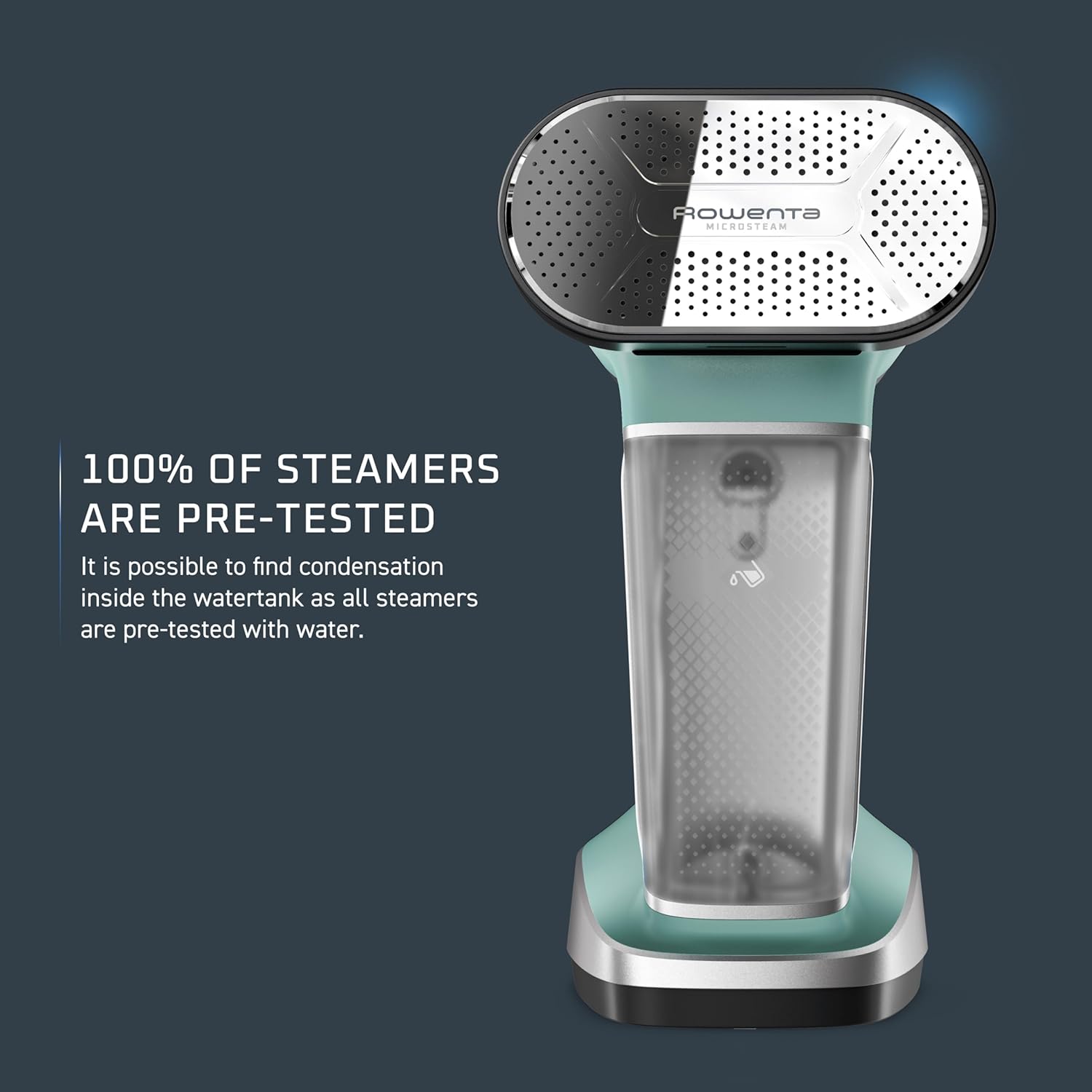 Rowenta Handheld Steamer - 2-in-1 Steamer & Iron, 1875W Power, Lightweight & Auto-Off | DR8822
