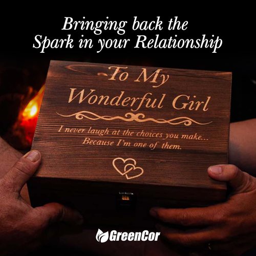 Anniversary for Her – ‘To My Wonderful Girl’ Engraved Wine Tumbler Set | Romantic Present for Wife or Girlfriend | Unique Wedding - Birthday Gift