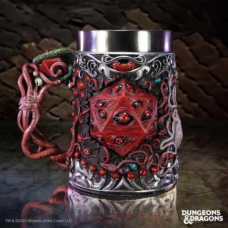 Nemesis Now Dungeons & Dragons Beholder Tankard, Fantasy Role-Playing Drinkware, Officially Licensed D&D Merchandise