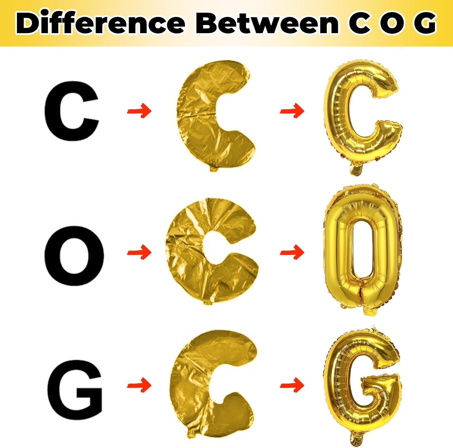 Skiennix 40-Inch Giant Alphabet Balloons - Customizable Gold Letters for Birthday Party Decor