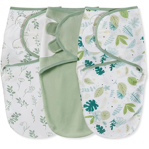 SEVDO 3-Pack Organic Baby Swaddles 0-3 Months,Newborn Sleep Sacks,Baby Receving Blanket, Infant Swaddles,Baby Boys Girls wrap Swaddle,Swaddlers Newborn,Nursery essentials