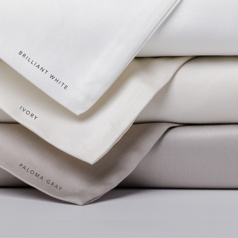 Fishers Finery 100% Egyptian Cotton Pillowcases - Breathable and Soft Hotel Quality - Luxurious 500 Thread Count Long-Staple Pure Cotton with Sateen Weave (White,K,2Pack)