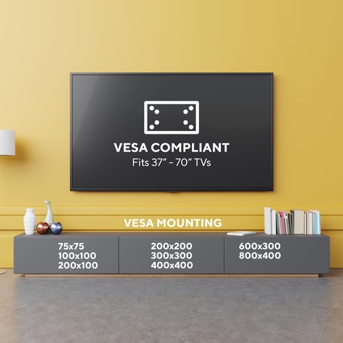 onn. Corner TV Wall Mount for 37" to 70" TV's, up to 90° Swivel and 10° Tilting