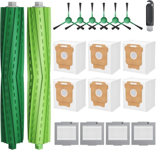 iRobot Roomba 504/705 Replacement Parts Kit - 19-Pack Accessories with Roller Brushes, Filters & Dust Bags