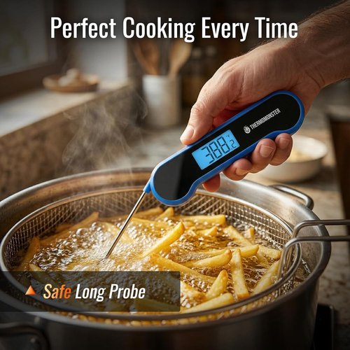 Instant Read Meat Thermometer by [Brand Name] - Digital Precision ±0.5℉ | Ideal for Cooking, BBQ & Gifts