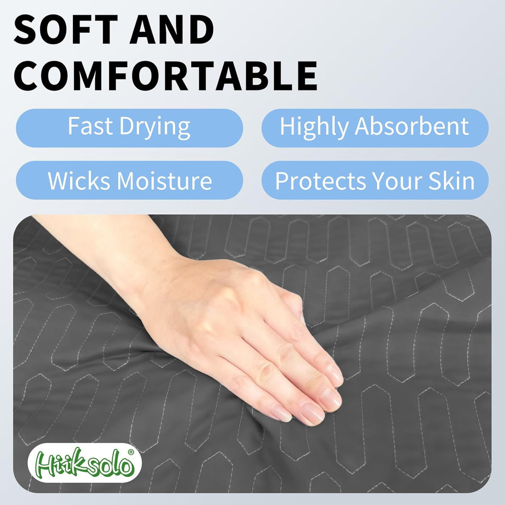 Skiennix Washable Waterproof Bed Pads - Reusable Incontinence Underpads for Kids & Adults | 24" x 36" 2 Pack, Soft & Leakproof