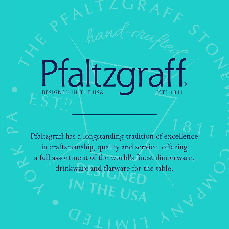 Pfaltzgraff Everyday Simplicity 53-Piece Stainless Steel Flatware Set, Service for 8