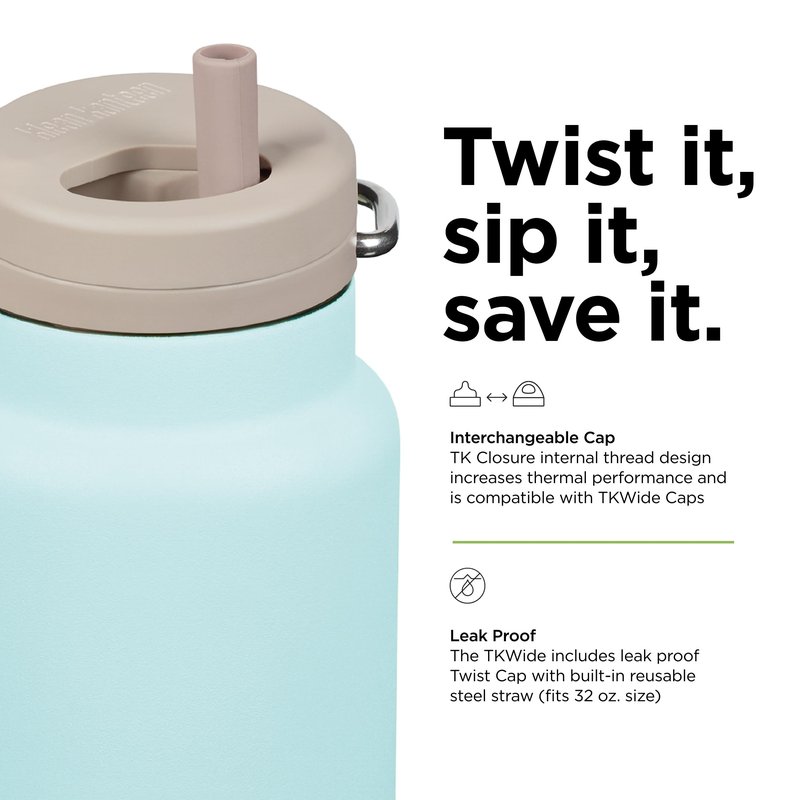 TKWide 32oz (w/ Twist Cap) - Blue Tint