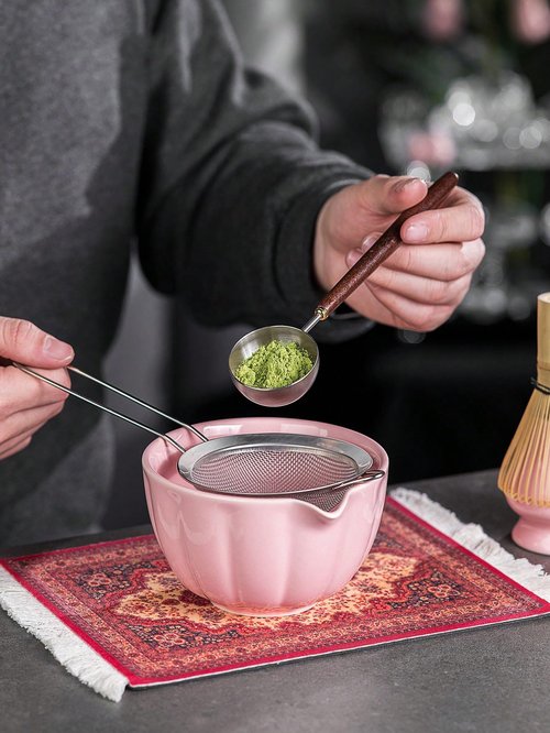 Shoxil Matcha Whisk Set – Premium 7-Piece Traditional Matcha Set with Bamboo Whisk, Matcha Cup, Sifter & P Leather Case – Complete Tea Accessories & Gift Set