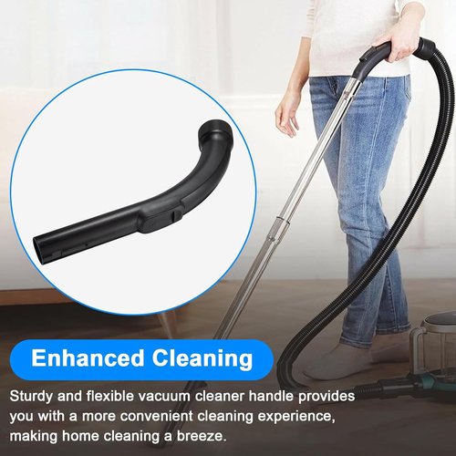 Miele Vacuum Hose - Plastic Bent End Attachment for S2110, S501, C1, C2, C3, S4, S5 Models