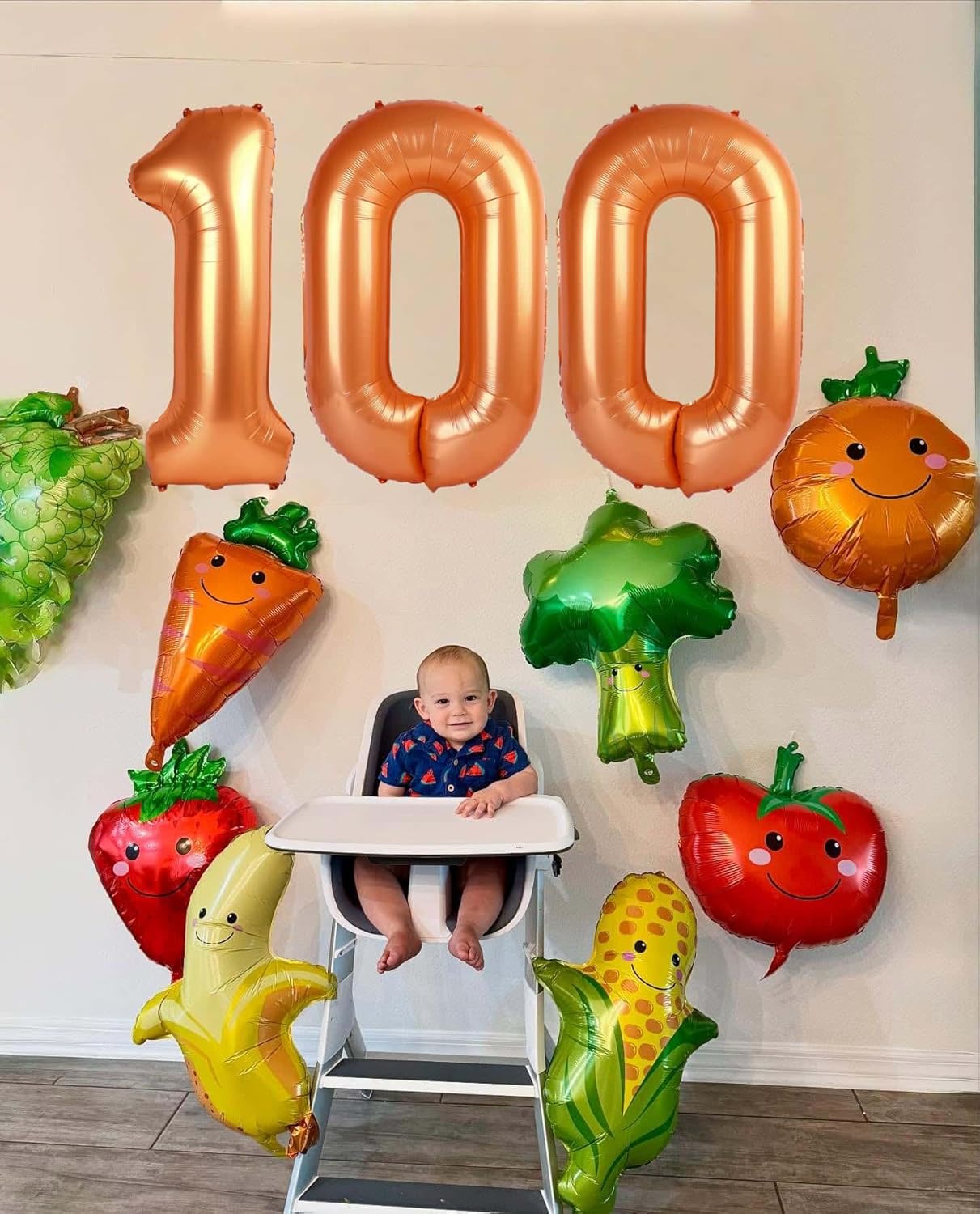 Orange 1 Balloon - 40 Inch Giant Number 1st Birthday Decoration | Perfect for First Birthdays