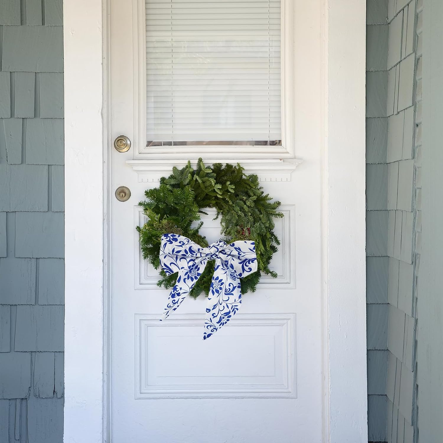 Skiennix Wreath Sash Set - Elegant Ribbon Decor for Front Door | Perfect for Weddings & Parties