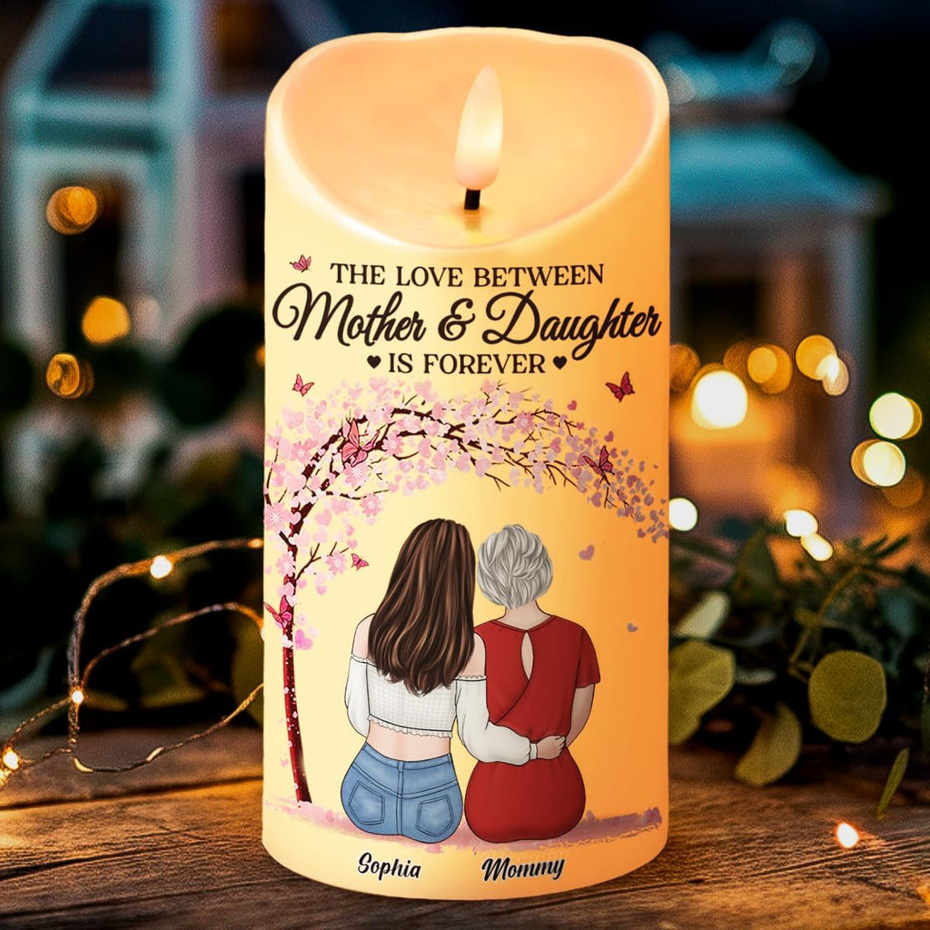 Regine Switzerland Personalized LED Flameless Candles - Mother & Daughter Gift for Special Occasions