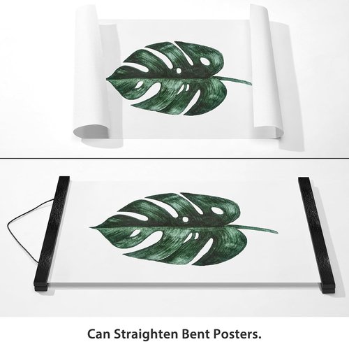HONKKI Magnetic Poster Hanger Frame - Stylish Black Wood for 33x23, 33x47, 24x33 Movie & Music Posters | Perfect for Wall Art & Home Decor