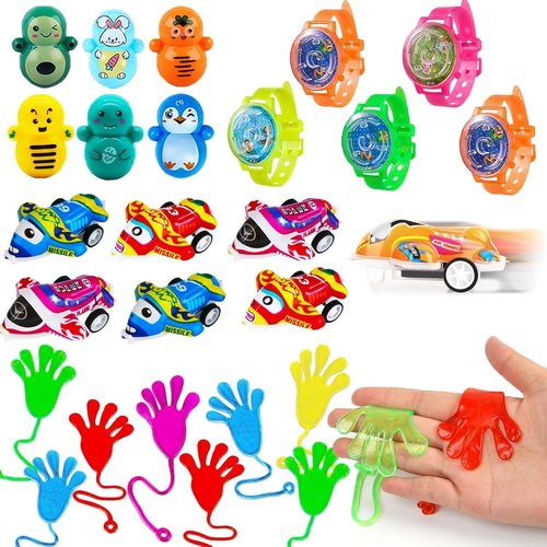 Mctuoba 128 Pack Treasure Box Toys - Perfect Party Favors for Kids 4-12 | School Prizes & Goodie Bag Fillers