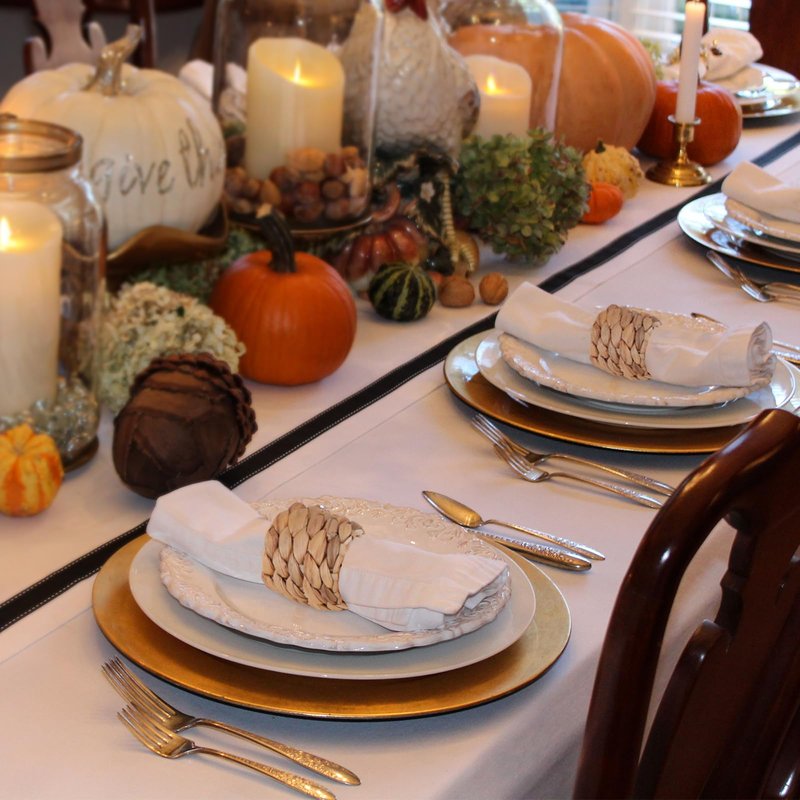 WOHIWO Napkin Rings Set of 12, Farmhouse Table Decor Handmade by Natural Water Hyacinth, Fall Rustic for Thanksgiving, Christmas, Wedding Table Dinnerware Decoration Set