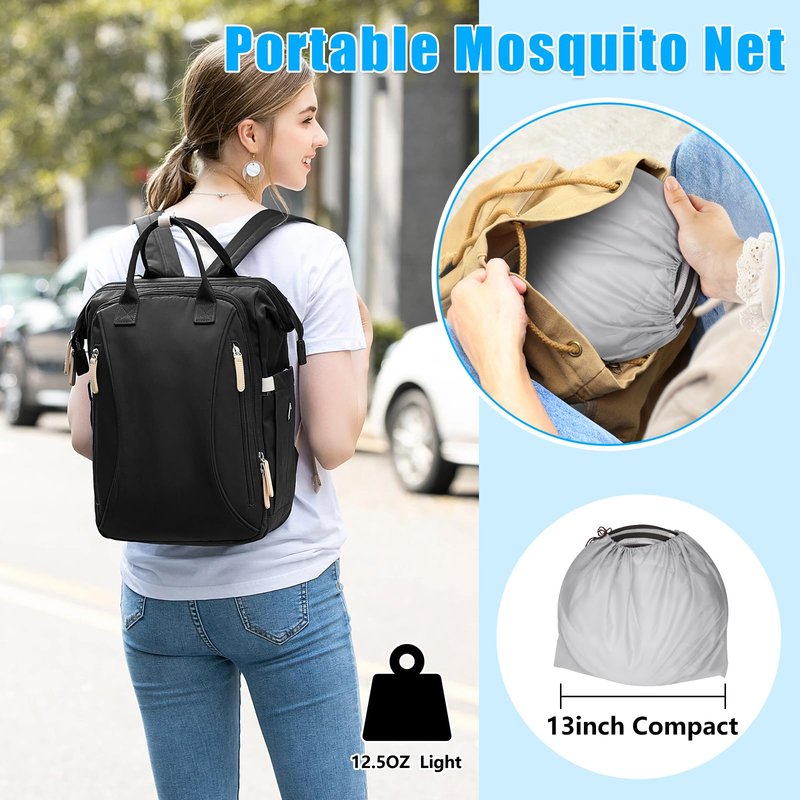 78 * 31 * 23 Inch Large Pop Up Mosquito Net, Portable Foldable Mesh Tent, Breathable Lightweight Mosquito Net Tent for Bed Camping Travel Patio