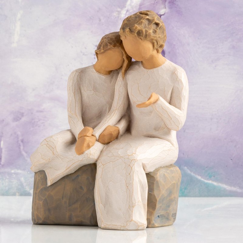 Willow Tree Loving My Mother Figure Plus with My Grandmother Figure, Sculpted Hand-Painted 2 Piece Set