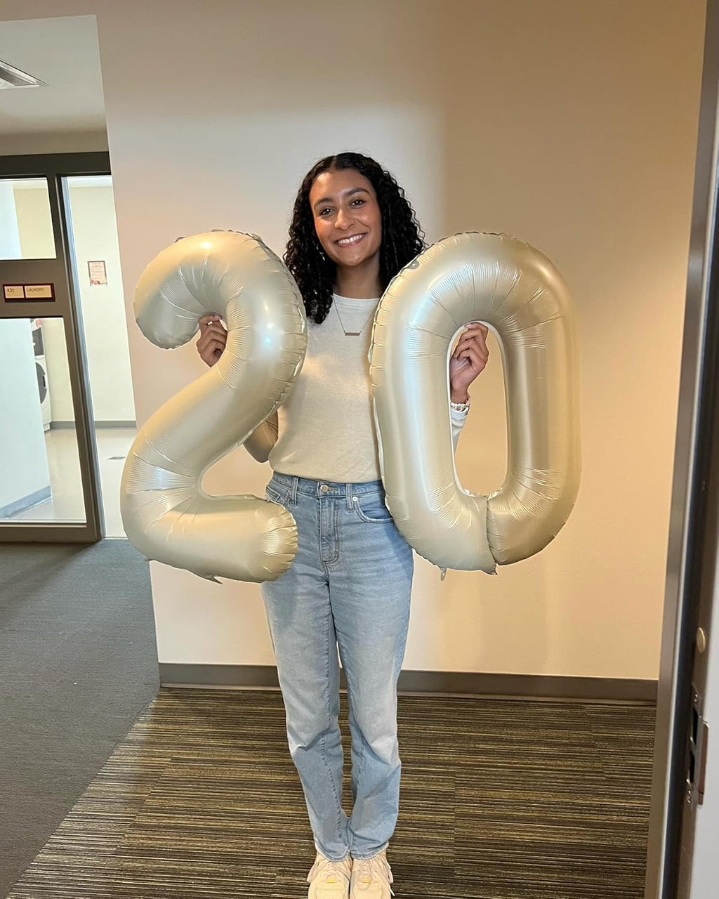 Number Balloons 40 Inch - Cream 0 Birthday Decorations | Perfect Party Supplies for Any Celebration