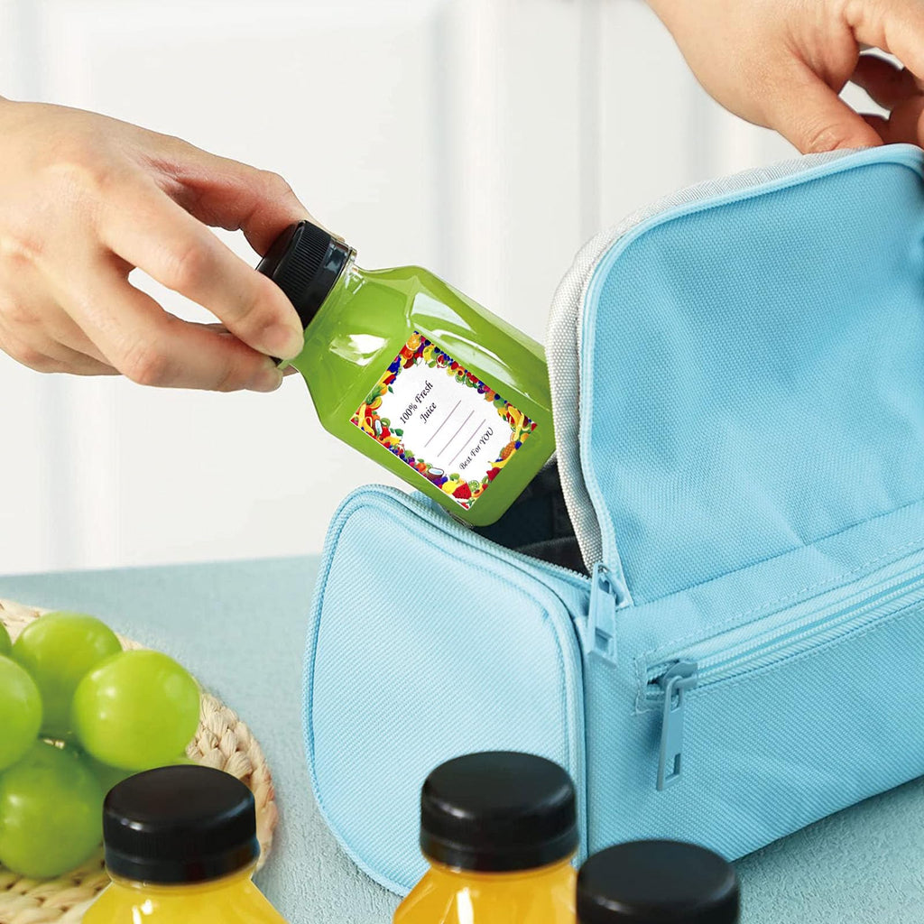 Z-synka 24PCS 4oz Plastic Juice Bottles for Juicing,with Leak Proof Caps Lids Empty Reusable Wellness Shot Bottles with Label,Funnel,Brush,Ginger Shot Containers,Juice Milk Beverages 120ml Drink Jar