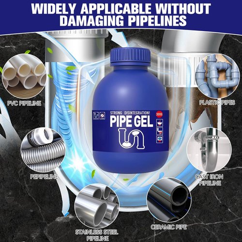 Bobo Drain Cleaner - Powerful Unclogging Solution for Kitchen Sinks | Professional-Grade Pipe Opener
