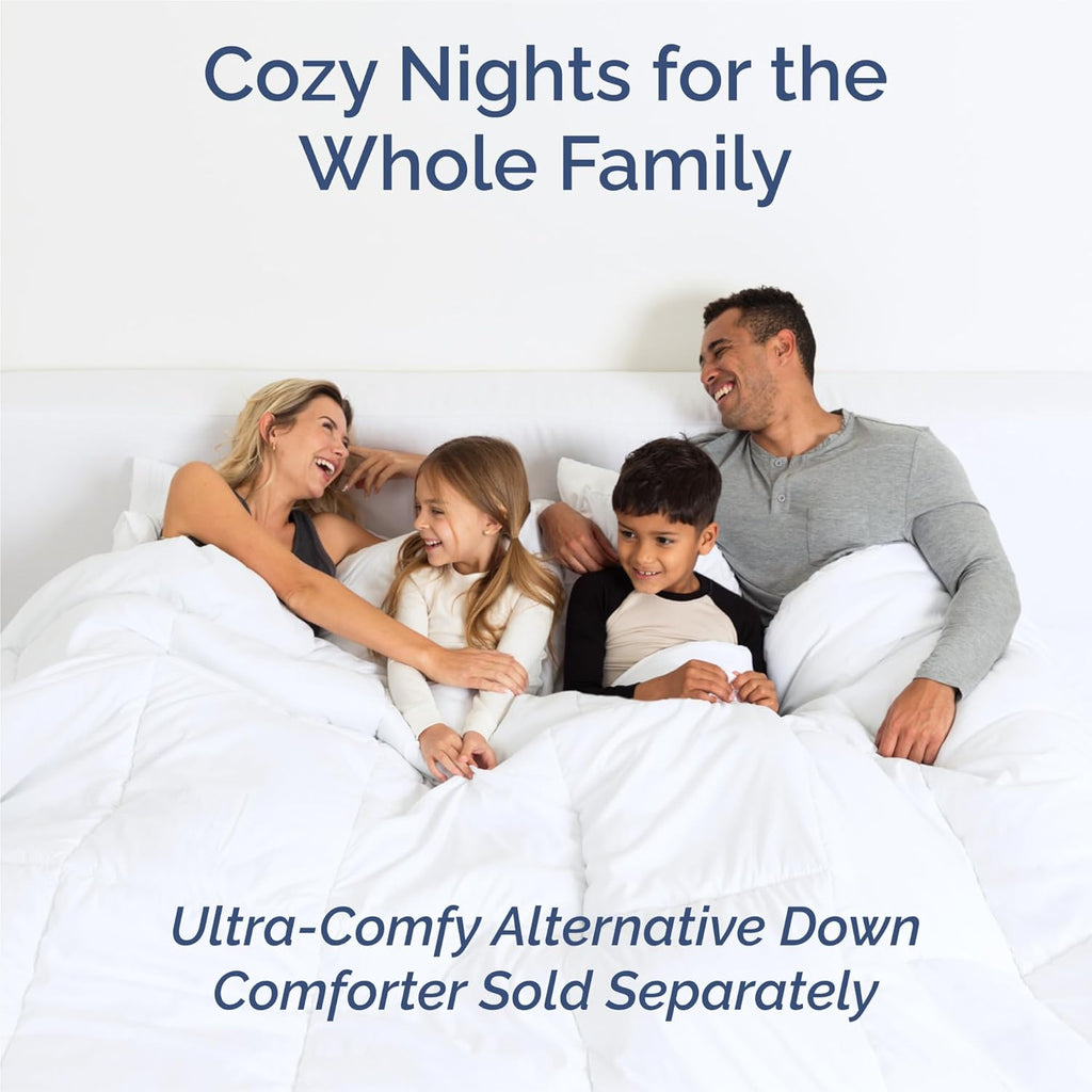 Split King Size Sheet Set by [Brand Name] - Comfy Cooling Bedding with Deep Pockets - Luxury Hotel Quality in Steel Blue