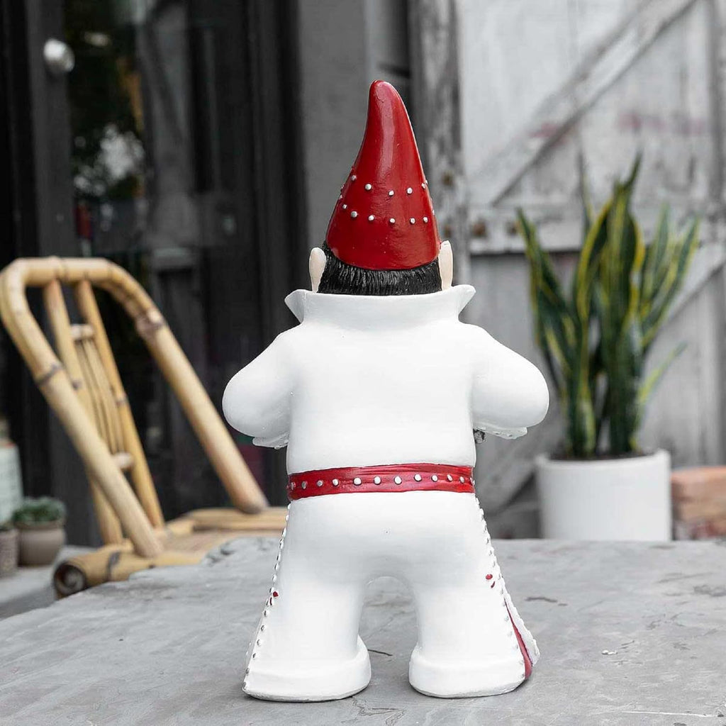 Singer Gnome Garden Statue - Large Outdoor Resin Dwarf Figurine for Unique Home Decor | Funny Patio Ornament