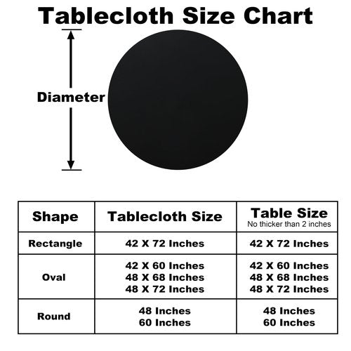 Limalred Fitted Spandex Round Tablecloth, Soft Skin Friendly Non Pilling Breathable Fabric Table Cover with Elastic Band for Dining Gathering Party Banquet Decoration 48 Inch Navy Blue