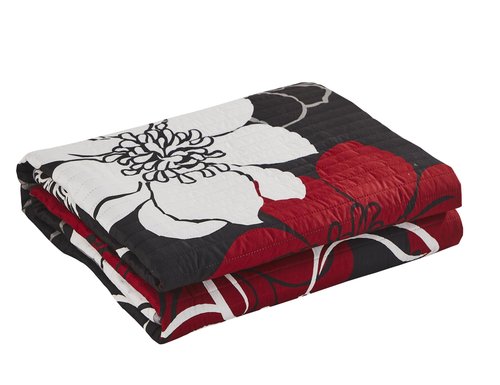 Chic Home QS2807-AN Woodside (2 Piece) Quilt Set, Twin, Black